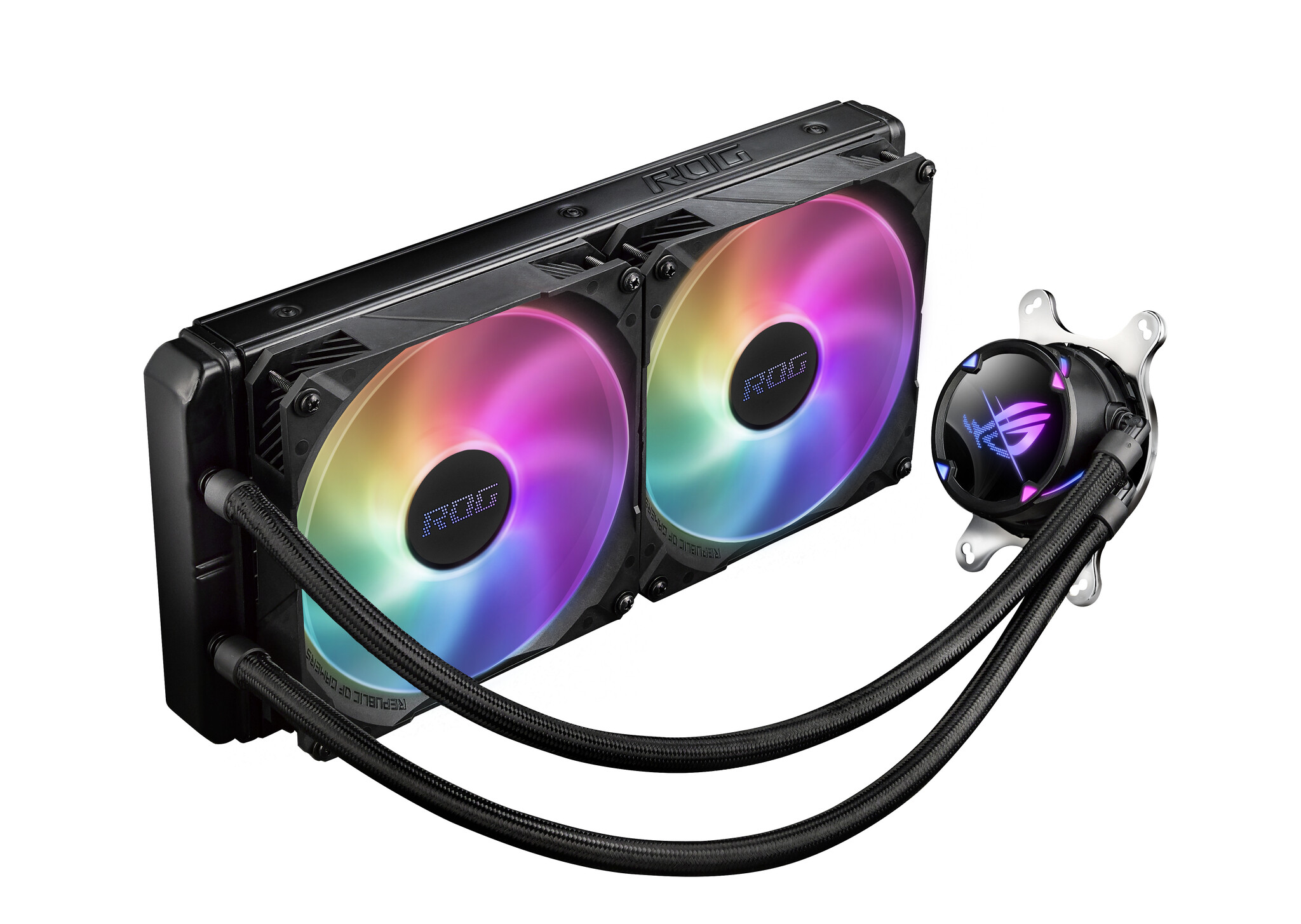 Asus ASUS ROG STRIX LC II 280 ARGB Processor Alles-in-één vloeistofkoeler 14 cm Zwart 1 stuk(s)