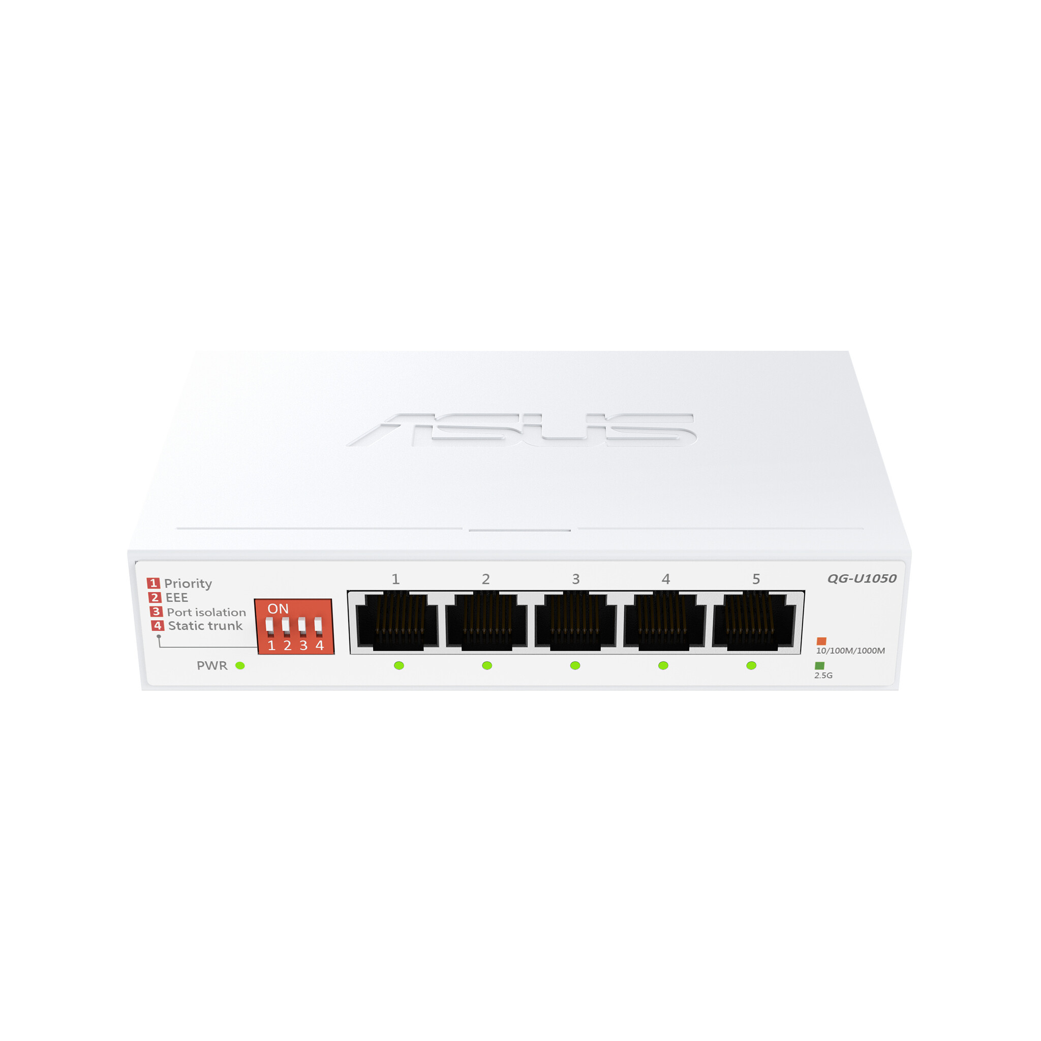 Asus ASUS QG-U1050 Unmanaged 2.5G Ethernet (100/1000/2500) Wit