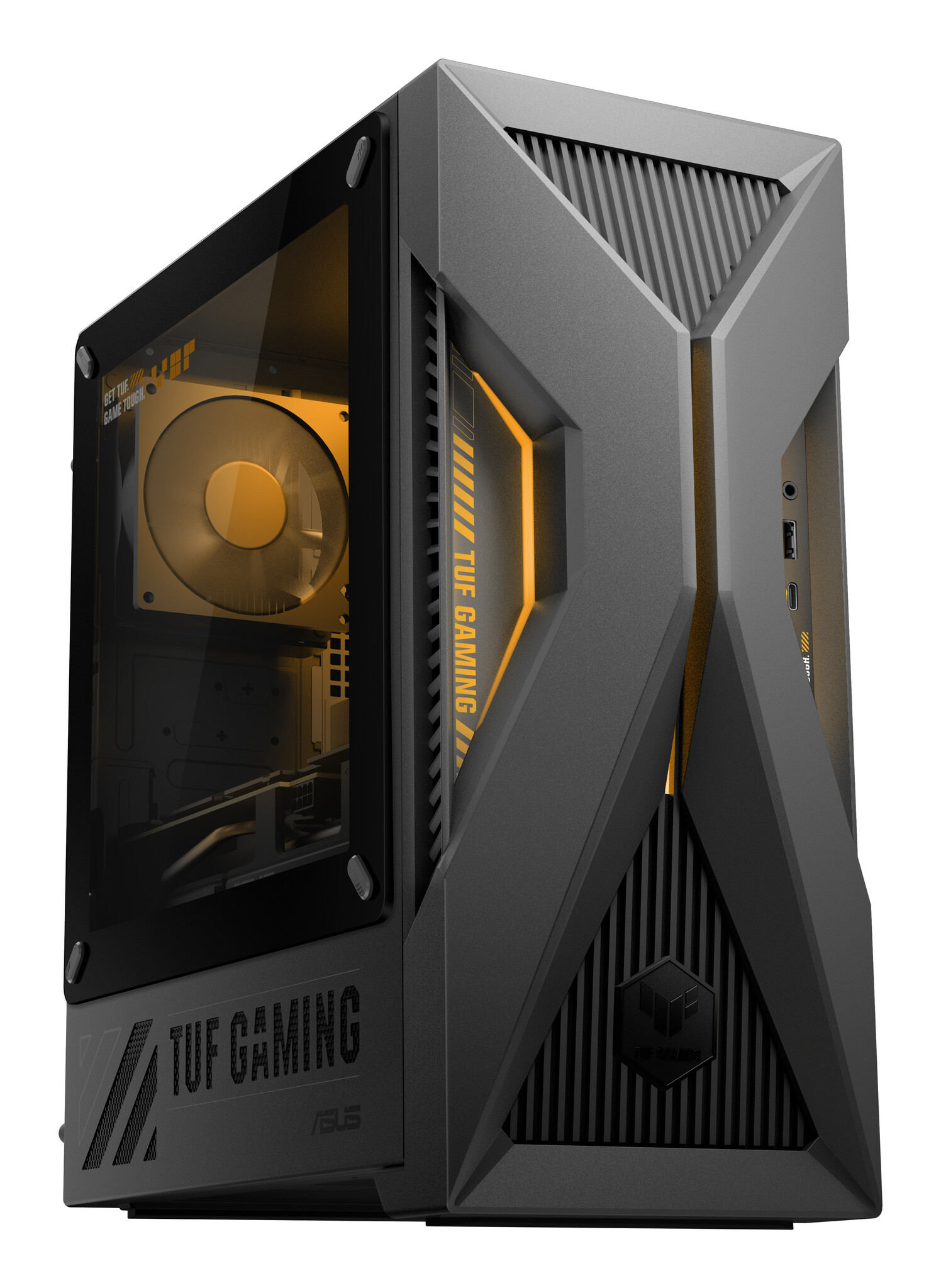 Asus ASUS TUF Gaming T500 TM500MH-0R5220032W AMD Ryzen™ 5 220 16 GB DDR5-SDRAM 1 TB SSD NVIDIA GeForce RTX 5060 Windows 11 Home Mini Tower PC Grijs