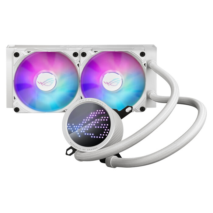 Asus ASUS ROG Ryuo III 240 ARGB White Edition Processor Kit voor vloeistofkoeling 12 cm Wit