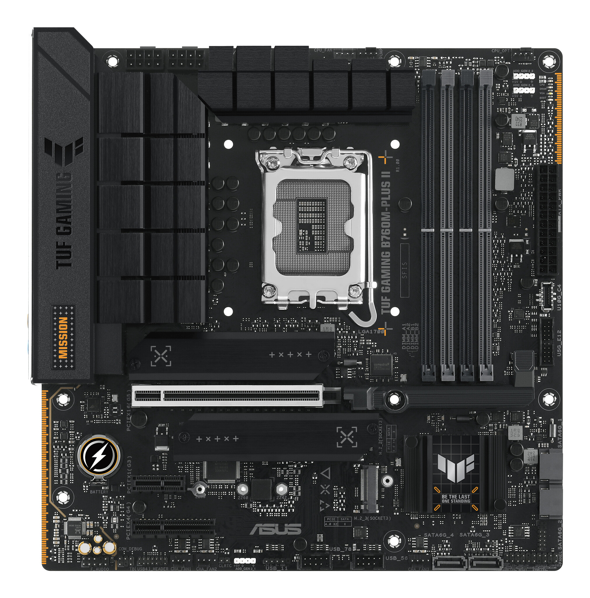 Asus ASUS TUF GAMING B760M-PLUS II Intel B760 LGA 1700 micro ATX