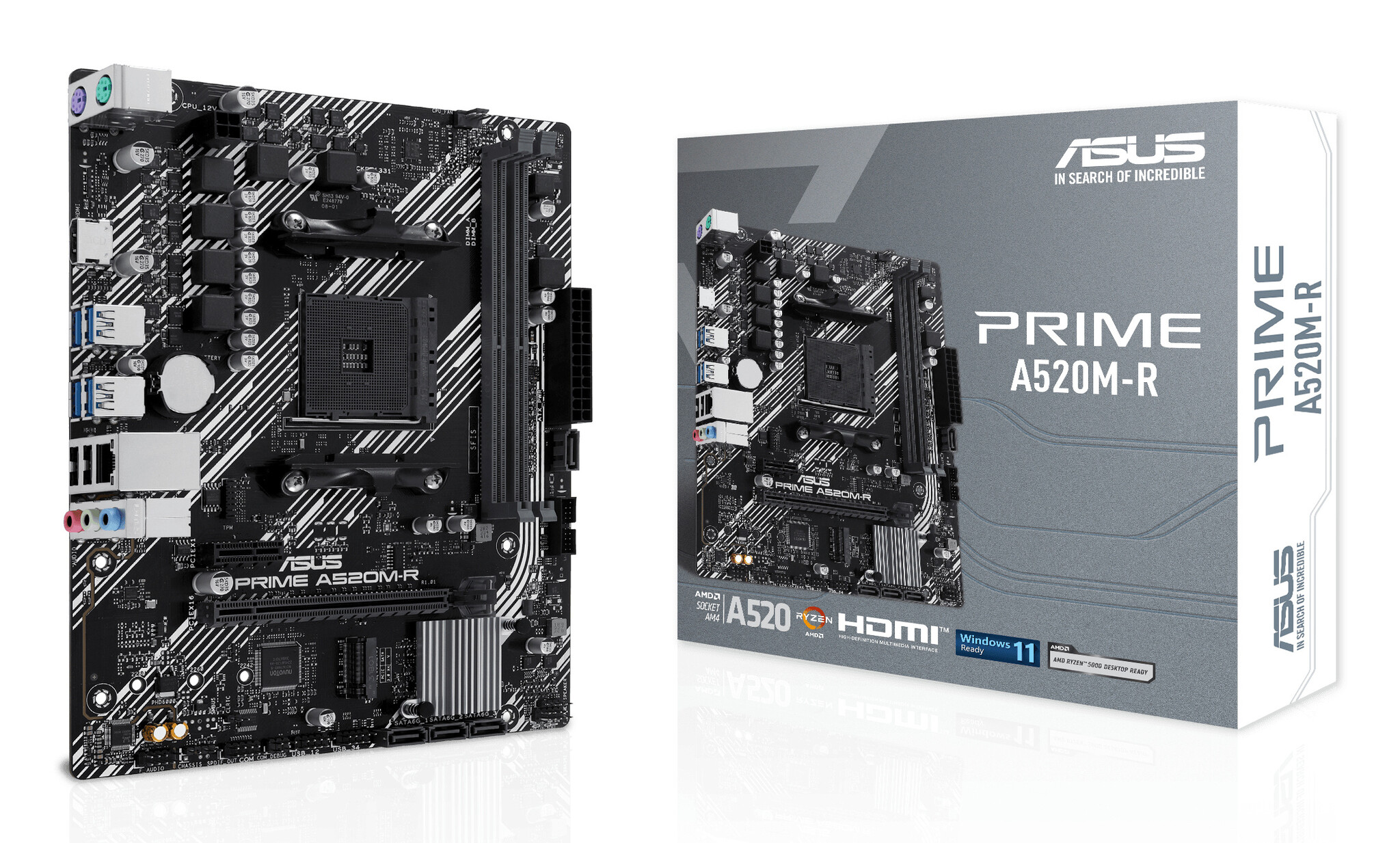 Asus ASUS PRIME A520M-R AMD A520 Socket AM4 micro ATX