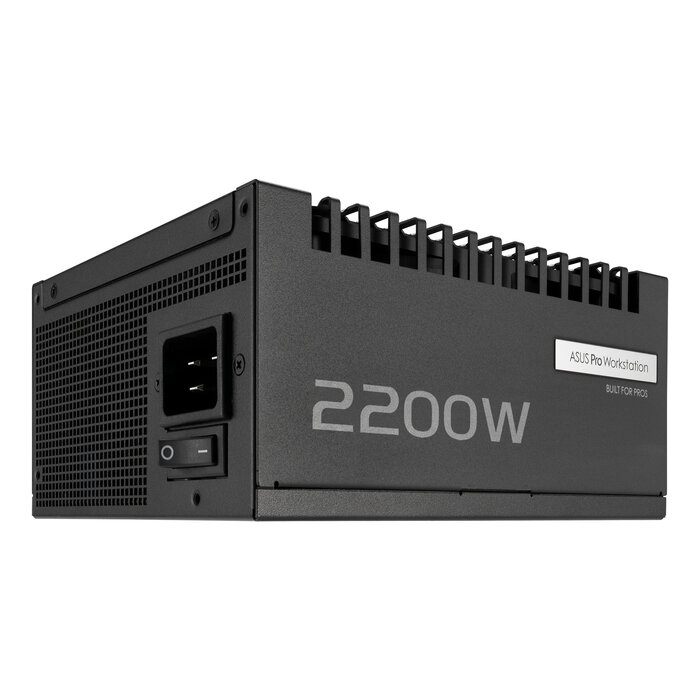 Asus ASUS Pro WS 2200W Platinum power supply unit 20+4 pin ATX ATX Zwart