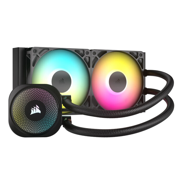 Corsair Corsair Nautilus 240 RS ARGB Liquid Processor Alles-in-één vloeistofkoeler Zwart 1 stuk(s)
