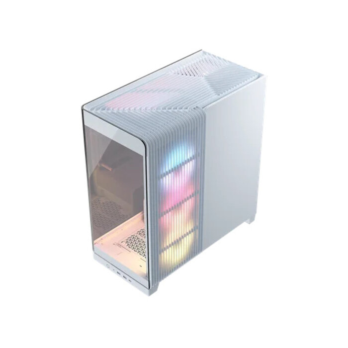 Corsair Corsair 4500X LX-R RGB Tempered Glass Mid-Tower, White Midi Tower Wit