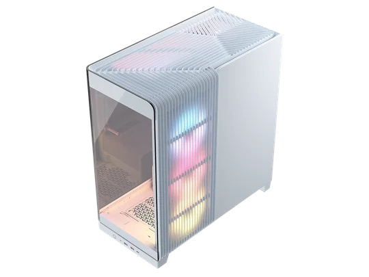 Corsair Corsair 4500X LX-R RGB Tempered Glass Mid-Tower, White Midi Tower Wit