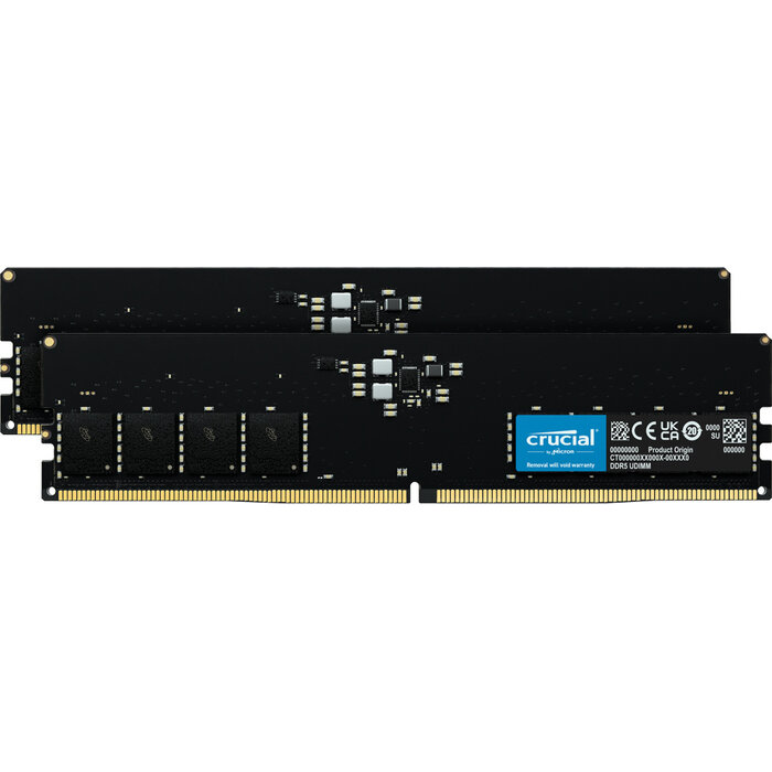 Crucial Crucial CT2K32G56C46U5 geheugenmodule 64 GB 2 x 32 GB DDR5 288-pin DIMM
