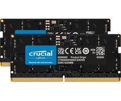 Crucial Crucial CT2K16G56C46S5 geheugenmodule 32 GB 2 x 16 GB DDR5 262-pin SO-DIMM ECC