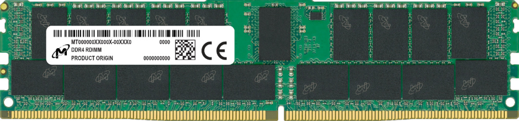 Crucial Micron MTA18ASF4G72PZ-3G2R geheugenmodule 32 GB 1 x 32 GB DDR4 288-pin DIMM ECC