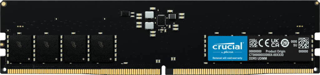 Crucial Crucial CP16G56C46U5T geheugenmodule 16 GB 1 x 16 GB DDR5 288-pin DIMM