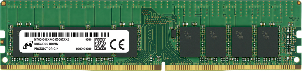 Crucial Micron MTA18ASF4G72AZ-3G2R geheugenmodule 32 GB 1 x 32 GB DDR4 288-pin DIMM ECC