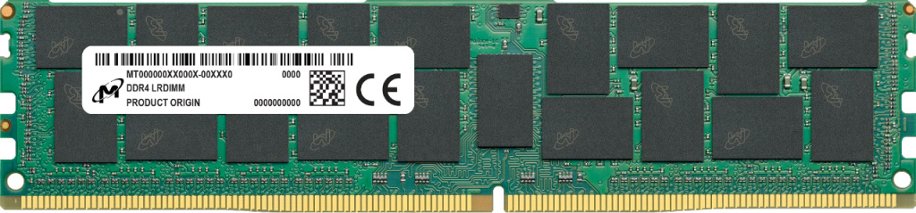Crucial Micron MTA36ASF8G72LZ-3G2R geheugenmodule 64 GB 1 x 64 GB DDR4 288-pin DIMM ECC
