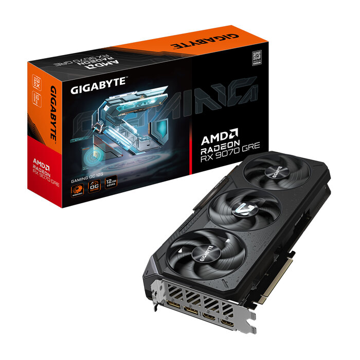 Gigabyte GIGABYTE Radeon RX 9070 GRE GAMING OC 12G AMD 12 GB GDDR6