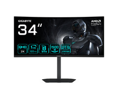 Gigabyte GIGABYTE GS34WQCA computer monitor 86,4 cm (34") 3440 x 1440 Pixels Wide Quad HD LCD Zwart