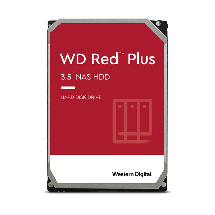 Western Digital Western Digital Red Plus interne harde schijf 8 TB 7200 RPM 3.5" SATA III