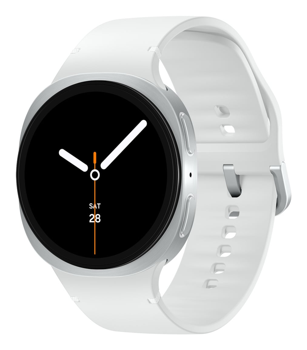 Samsung Samsung Galaxy Watch8 SM-L330NZSAXEF smartwatch & sportwatch 3,81 cm (1.5") AMOLED 44 mm Digitaal 480 x 480 Pixels Zilver Wifi GPS