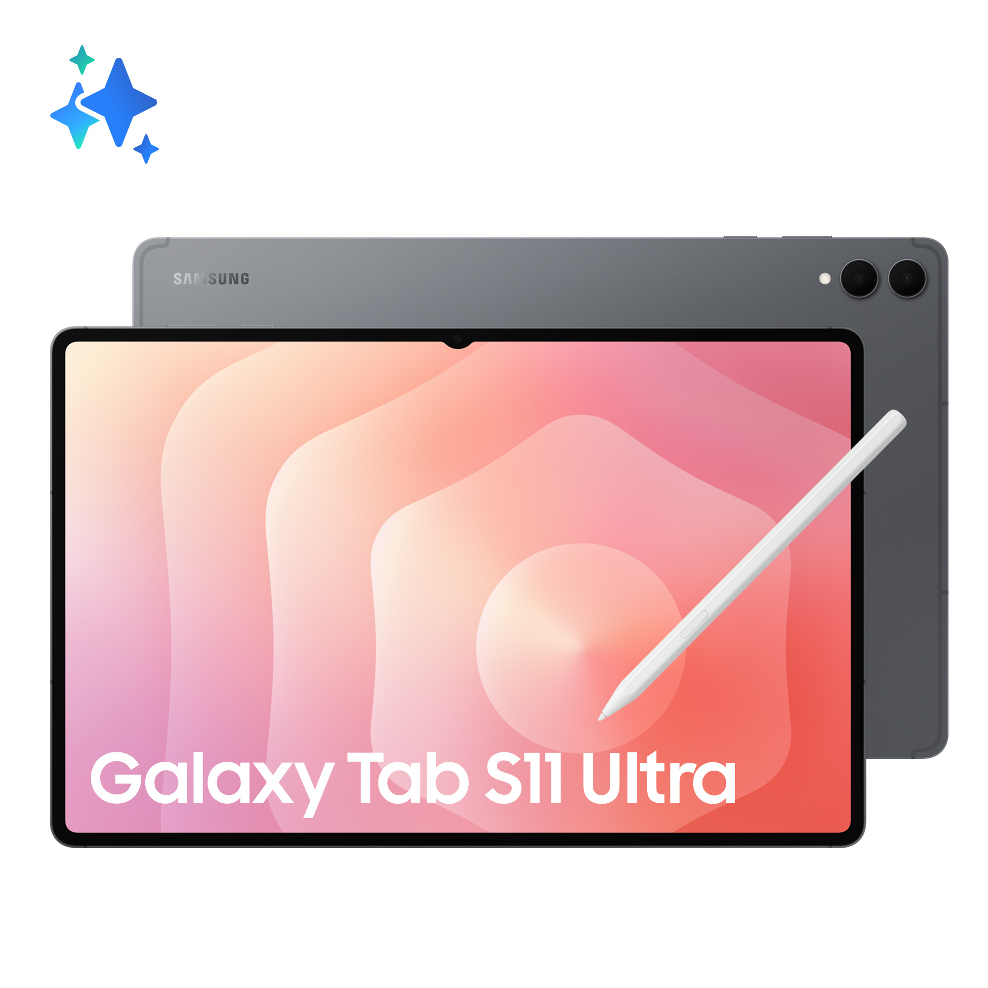 Samsung Samsung Galaxy Tab S11 Ultra 256 GB 37,1 cm (14.6") 12 GB Wi-Fi 7 (802.11be) Grijs