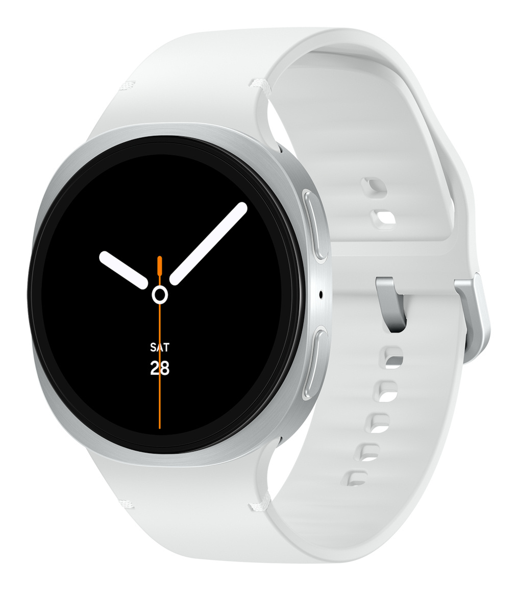 Samsung Samsung Galaxy Watch8 SM-L330NZSAXEF smartwatch & sportwatch 3,81 cm (1.5") AMOLED 44 mm Digitaal 480 x 480 Pixels Zilver Wifi GPS