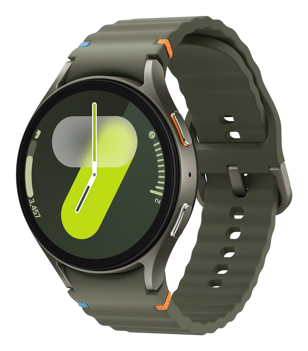 Samsung Samsung Galaxy Watch7 3,81 cm (1.5") AMOLED 44 mm Digitaal 480 x 480 Pixels Touchscreen Groen Wifi GPS