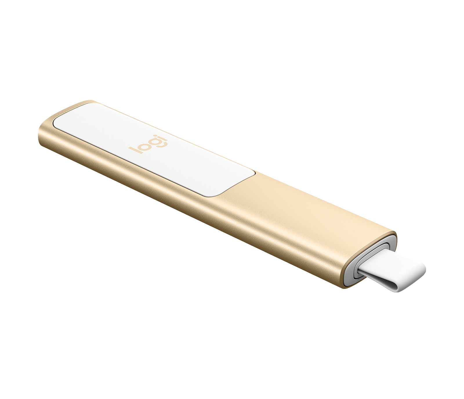 Logitech Logitech 910-004862 Draadloze presenter Bluetooth/RF Goud