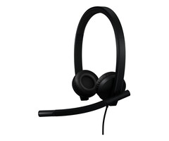Logitech Logitech H570e Headset Bedraad Hoofdband Kantoor/callcenter USB Type-C Zwart