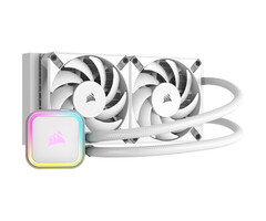 Corsair Corsair H100I Elite Processor Alles-in-één vloeistofkoeler 12 cm Wit 1 stuk(s)