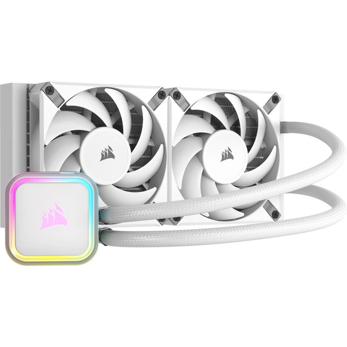 Corsair Corsair H100I Elite Processor Alles-in-één vloeistofkoeler 12 cm Wit 1 stuk(s)