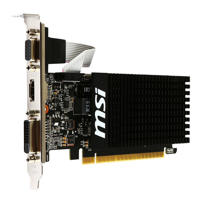 MSI MSI GT 710 2GD3H LP videokaart NVIDIA GeForce GT 710 2 GB GDDR3