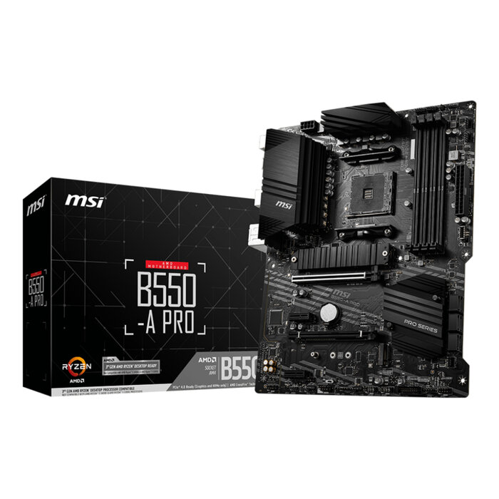 MSI MSI B550-A PRO moederbord AMD B550 Socket AM4 ATX