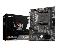 MSI MSI A520M-A PRO moederbord AMD A520 Socket AM4 micro ATX