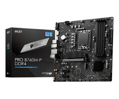 MSI MSI PRO B760M-P DDR4 moederbord Intel B760 LGA 1700 micro ATX