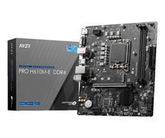MSI MSI PRO H610M-E DDR4 moederbord Intel H610 LGA 1700 micro ATX