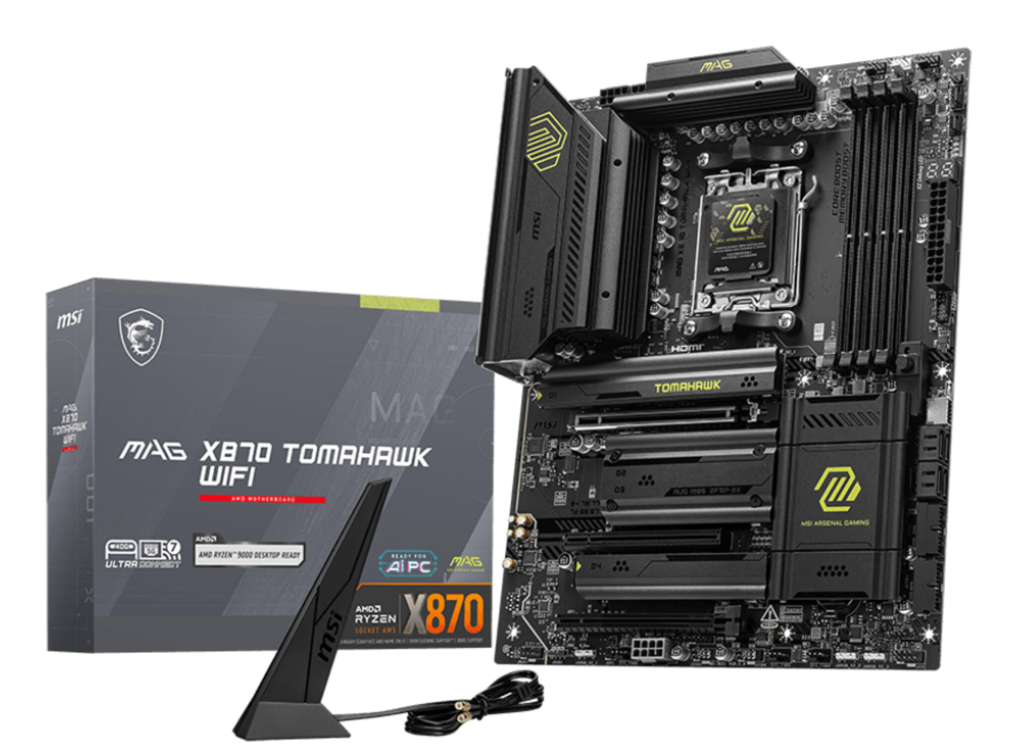 MSI MSI MAG X870 TOMAHAWK WIFI moederbord AMD X870 Socket AM5 ATX