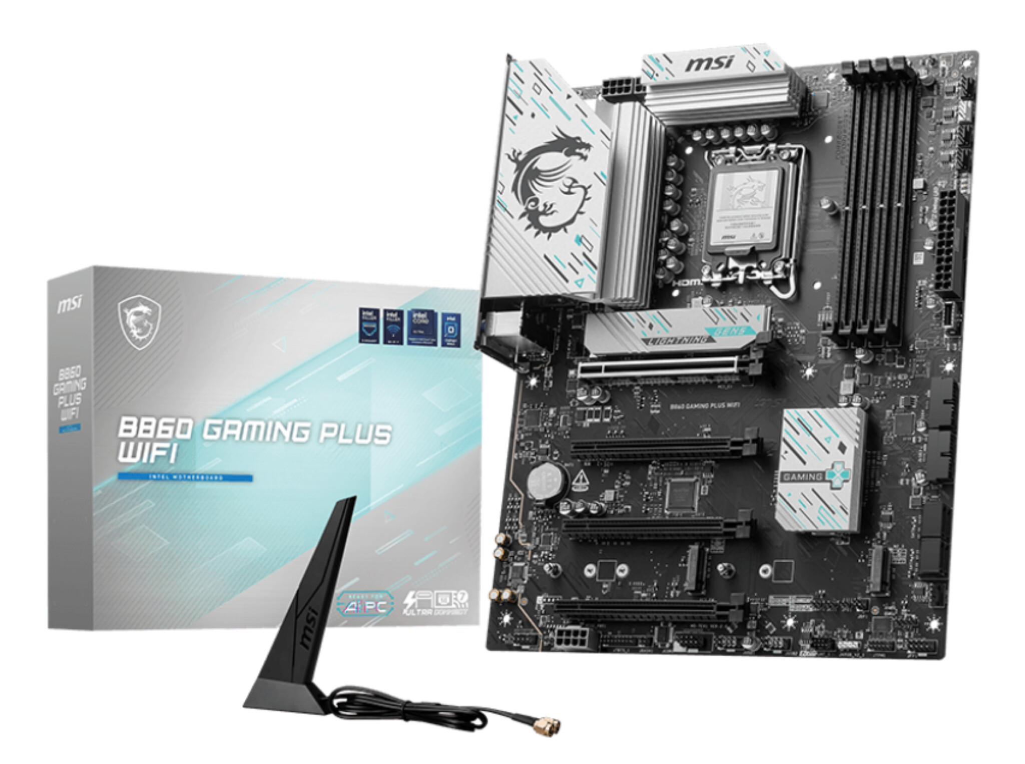 MSI MSI B860 GAMING PLUS WIFI moederbord Intel B860 LGA 1851 (Socket V1) ATX