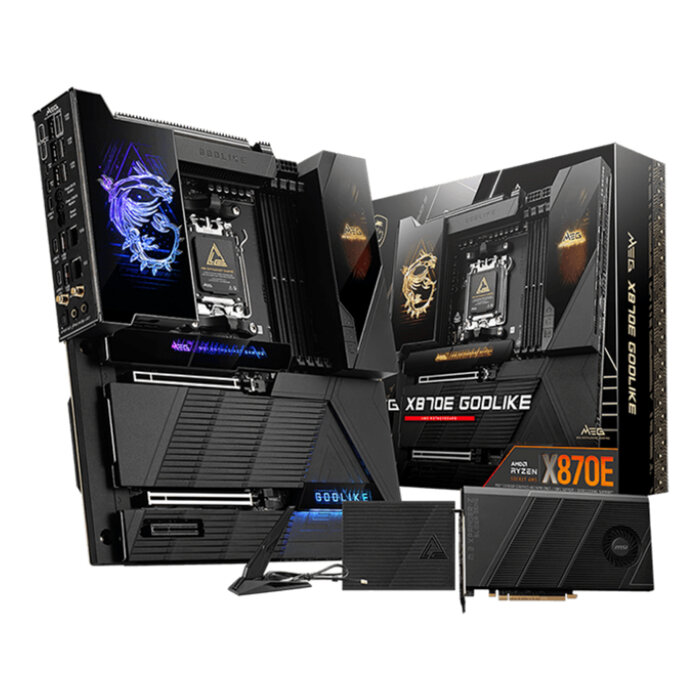 MSI MSI MEG X870E GODLIKE moederbord AMD X870E Socket AM5 Verlengd ATX
