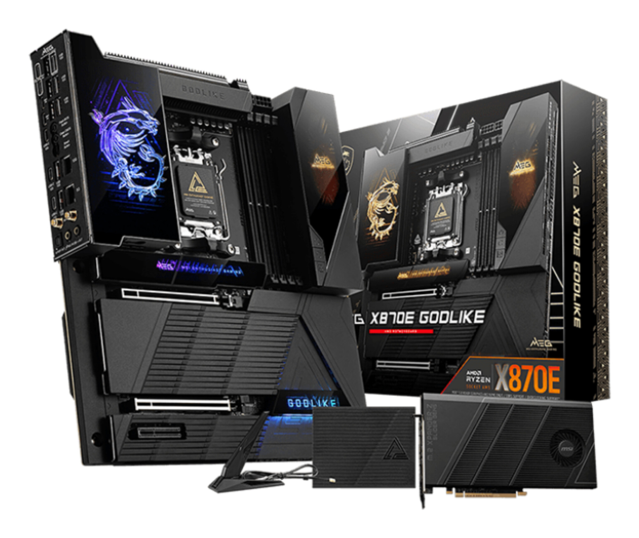 MSI MSI MEG X870E GODLIKE moederbord AMD X870E Socket AM5 Verlengd ATX
