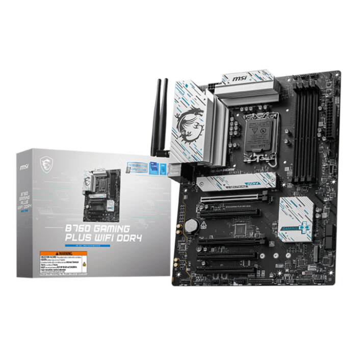 MSI MSI B760 GAMING PLUS WIFI DDR4 moederbord Intel B760 LGA 1700 ATX