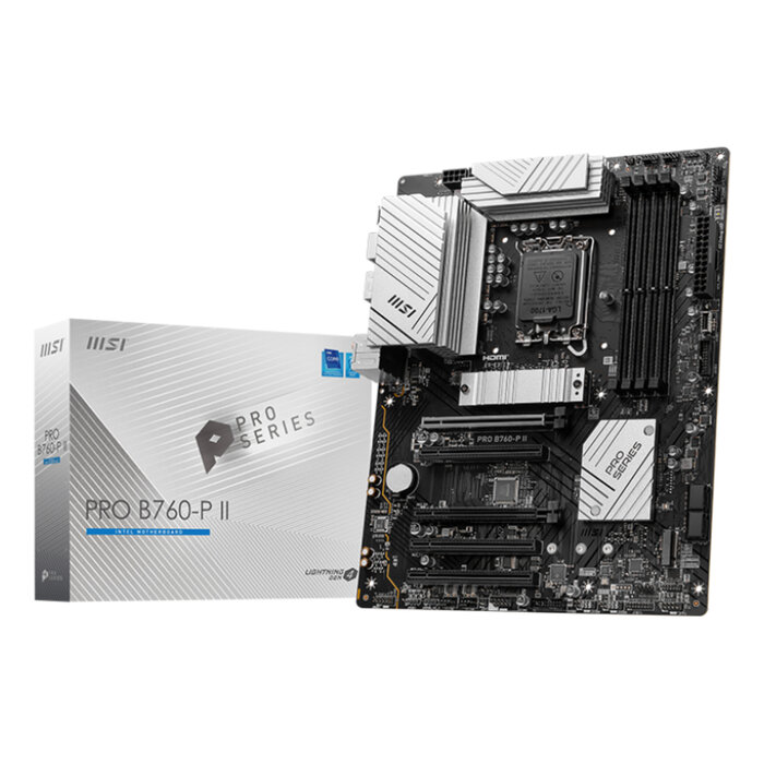 MSI MSI PRO B760-P II moederbord Intel B760 LGA 1700 ATX