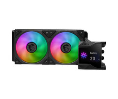 MSI MSI MPG Coreliquid D240 Processor Kit voor vloeistofkoeling 12 cm Zwart 1 stuk(s)