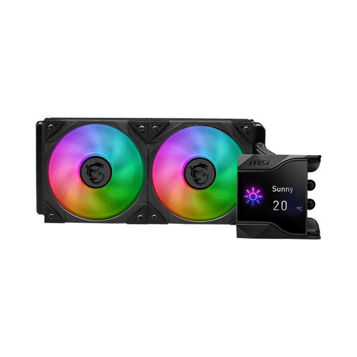 MSI MSI MPG Coreliquid D240 Processor Kit voor vloeistofkoeling 12 cm Zwart 1 stuk(s)