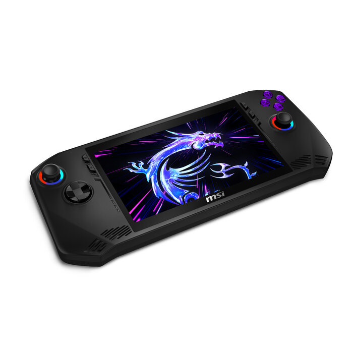 MSI MSI Claw 7 AI+ A2VM-028 draagbare game console 17,8 cm (7") 512 GB Touchscreen Wifi Zwart