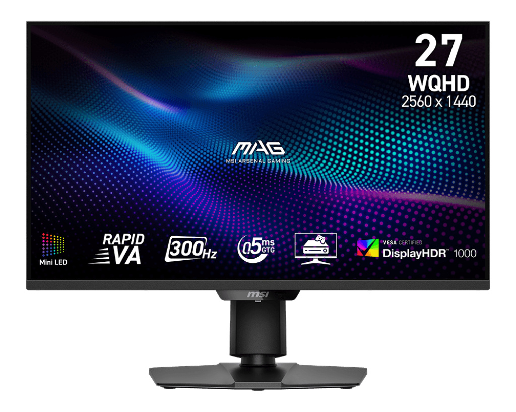 MSI MSI MAG 274QPFDE X30MV computer monitor 68,6 cm (27") 2560 x 1440 Pixels Wide Quad HD LCD Zwart
