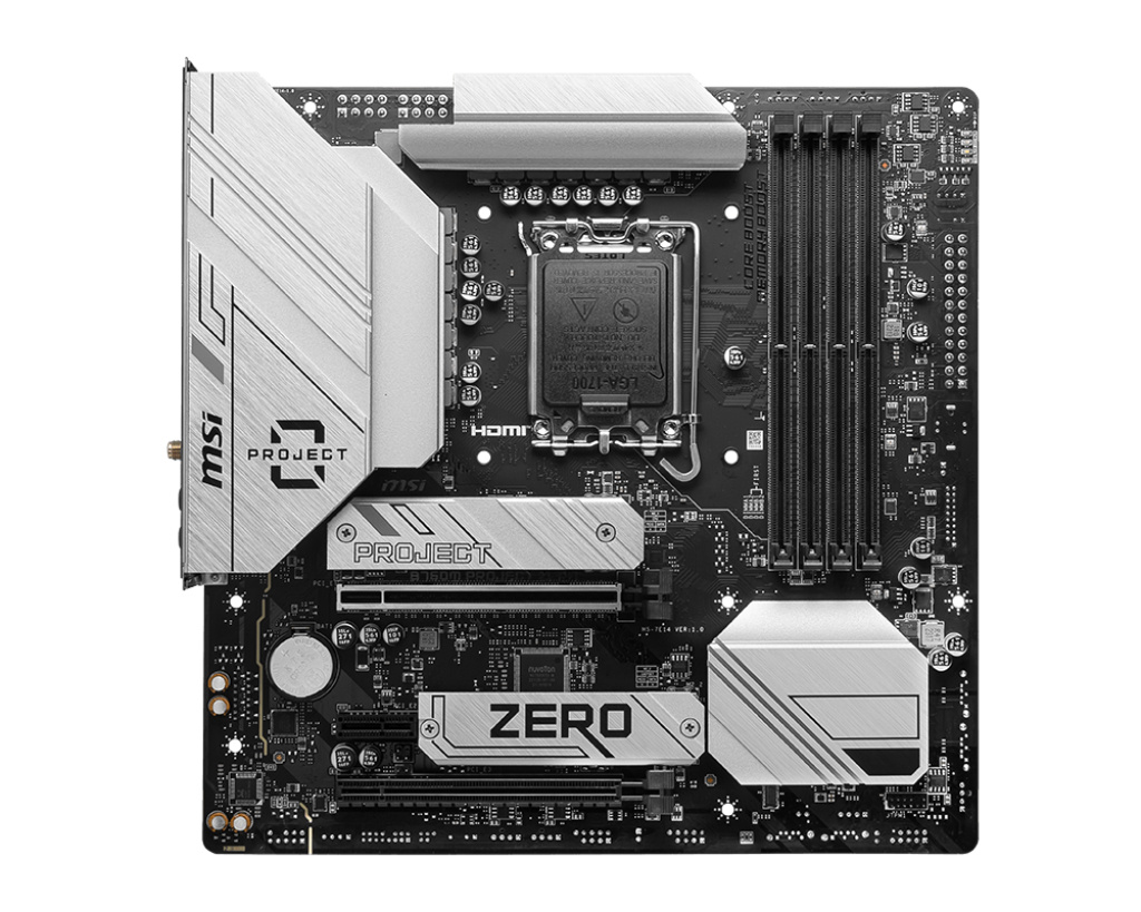 MSI MSI B760M Ptoject Zero Intel B760 LGA 1700 micro ATX