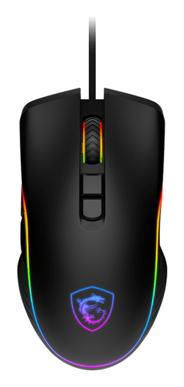 MSI MSI FORGE GM300 muis Gamen Ambidextrous USB Type-A Optisch 7200 DPI