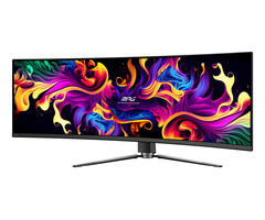 MSI MSI MPG 491CQP QD-OLED computer monitor 124,5 cm (49") 5120 x 1440 Pixels Dual WQHD Zwart