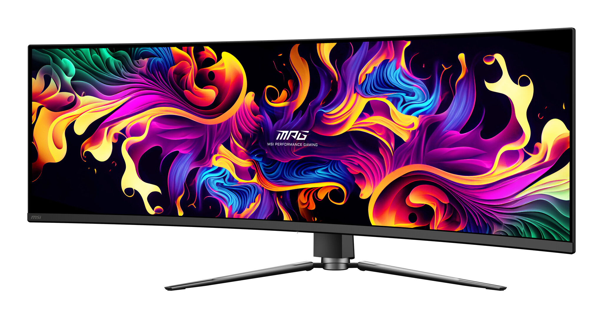 MSI MSI MPG 491CQP QD-OLED computer monitor 124,5 cm (49") 5120 x 1440 Pixels Dual WQHD Zwart