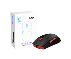 MSI MSI Forge Gm340 Wireless Black muis Gamen Ambidextrous RF-draadloos + Bluetooth Optisch 12000 DPI