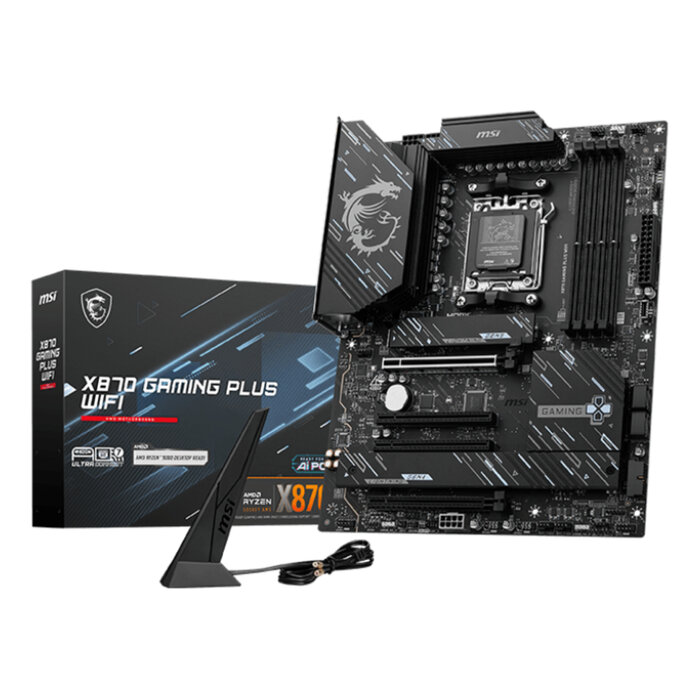 MSI MSI X870 GAMING PLUS WIFI moederbord AMD X870 Socket AM5 ATX