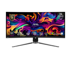 MSI MSI MAG 341CQP QD-OLED computer monitor 86,4 cm (34") 3440 x 1440 Pixels UltraWide Quad HD Zwart