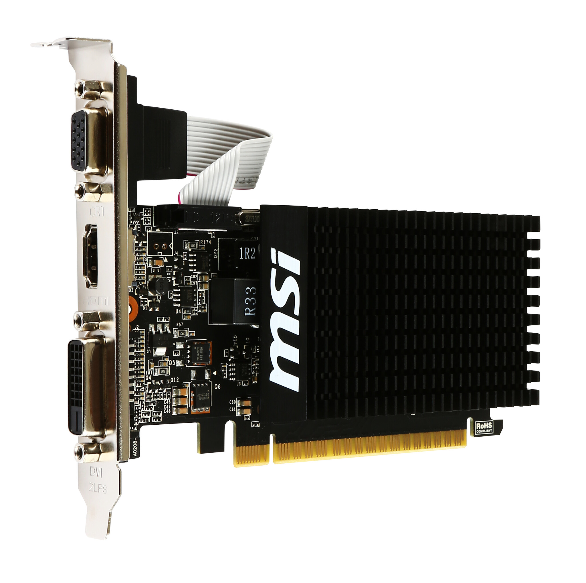 MSI MSI GT 710 2GD3H LP videokaart NVIDIA GeForce GT 710 2 GB GDDR3